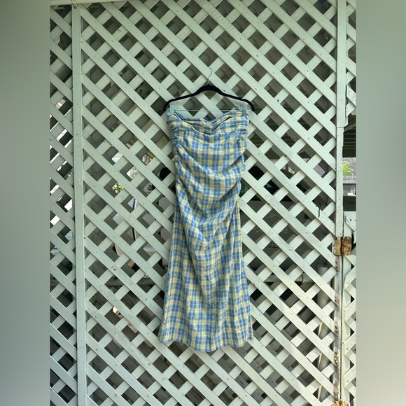 COPY - Free People Brandie Plaid Midi Dress - Picture 6 of 7